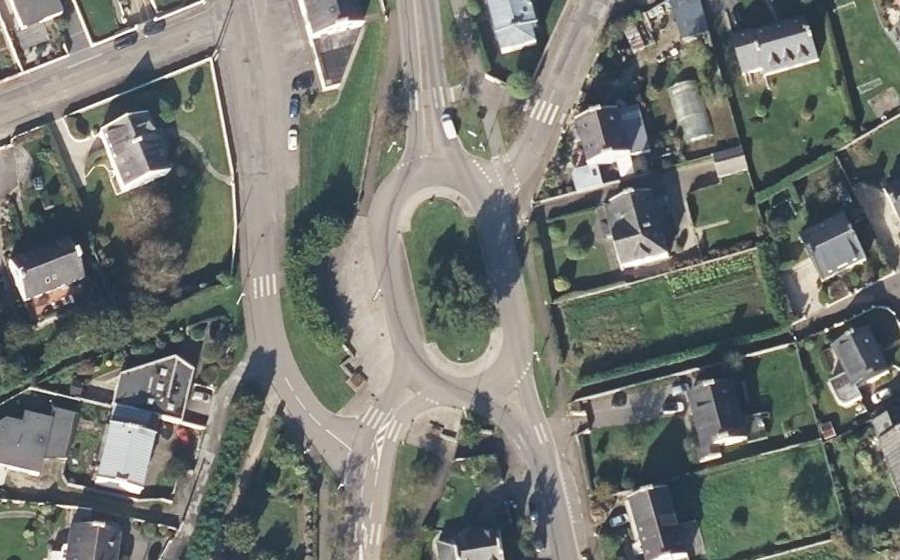 Vue aérienne du Rue de l'Etain