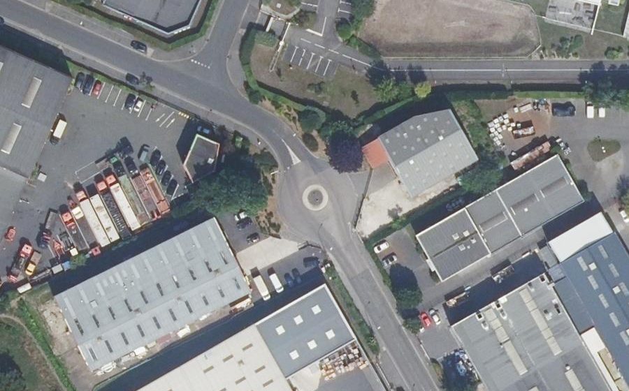 Vue aérienne du Mini-giratoire n°5582823483
