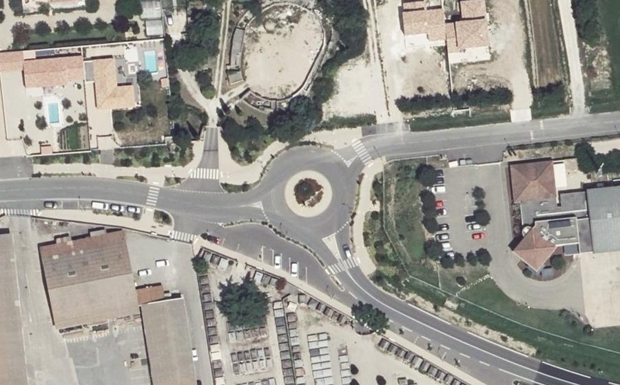 Vue aérienne du Avenue du Comtat