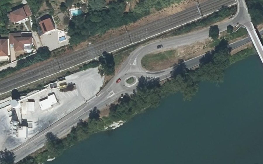 Vue aérienne du Rond-point anonyme n°10565909