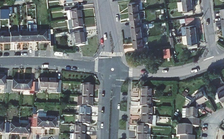 Vue aérienne du Mini-giratoire n°5670479003