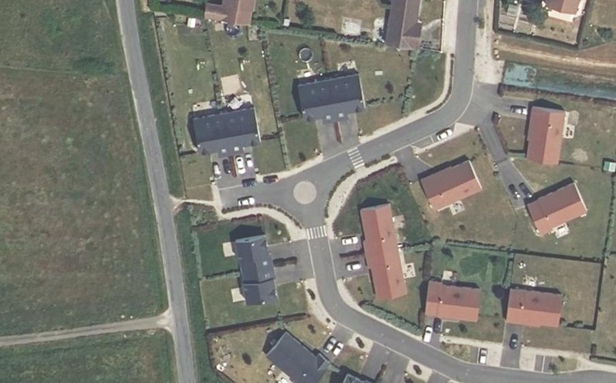 Vue aérienne du Mini-giratoire n°5681639186