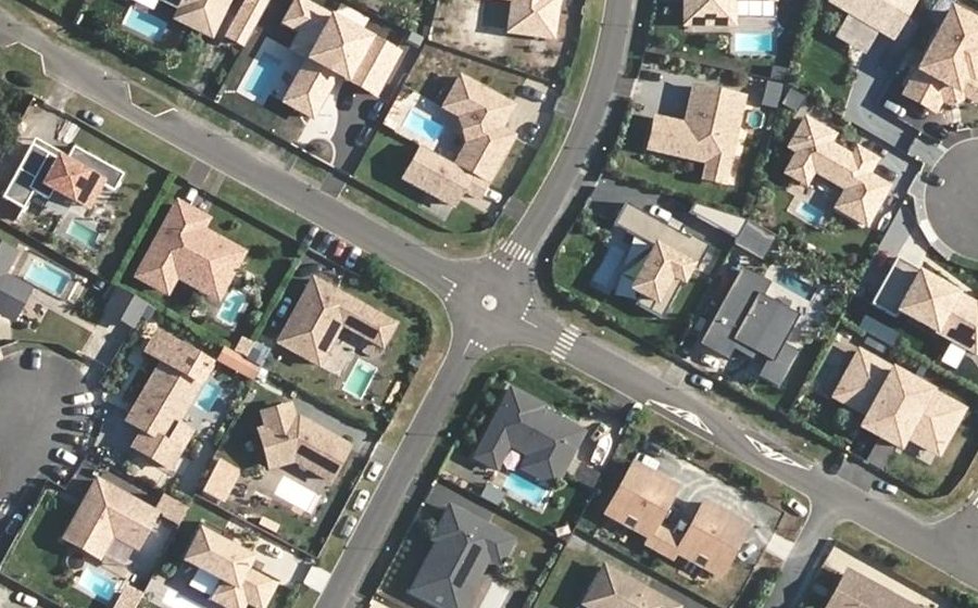 Vue aérienne du Mini-giratoire n°5696871158