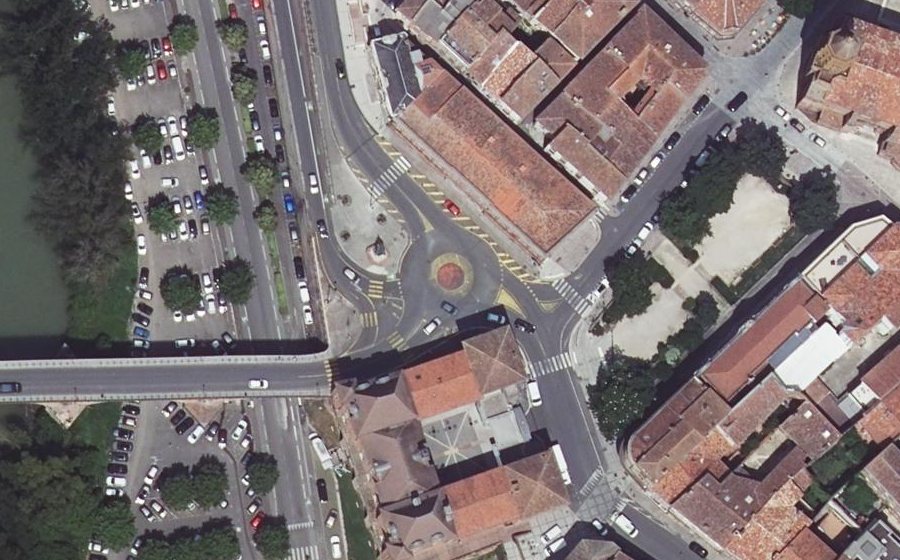 Vue aérienne du Rue Marie Lafon