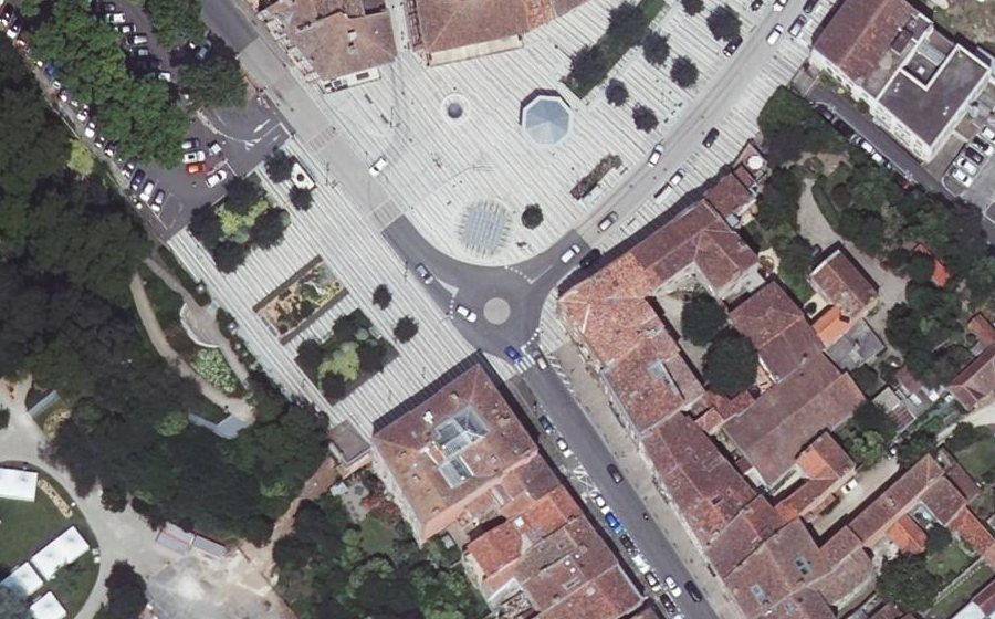 Vue aérienne du Allée de Mortarieu