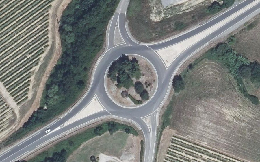 Vue aérienne du Rond-point anonyme n°10574646