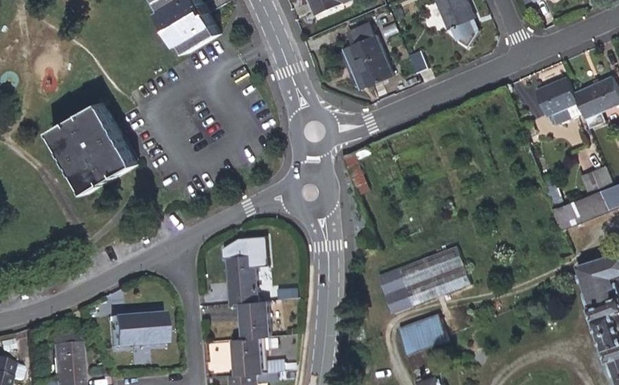 Vue aérienne du Mini-giratoire n°5754091992