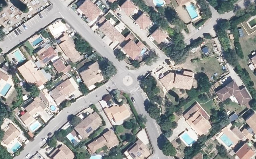 Vue aérienne du Mini-giratoire n°5779469782