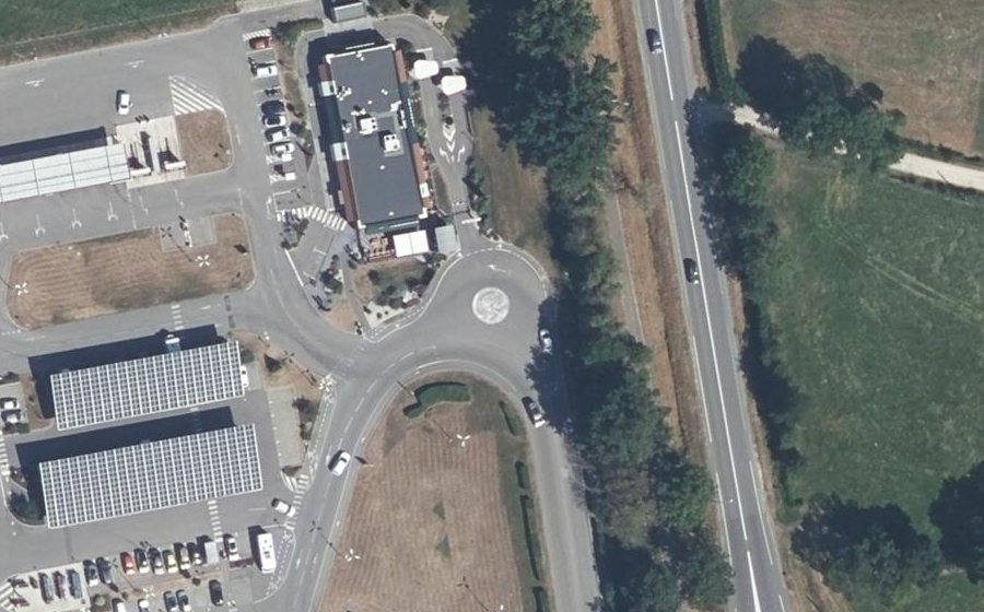 Vue aérienne du Mini-giratoire n°5780134679