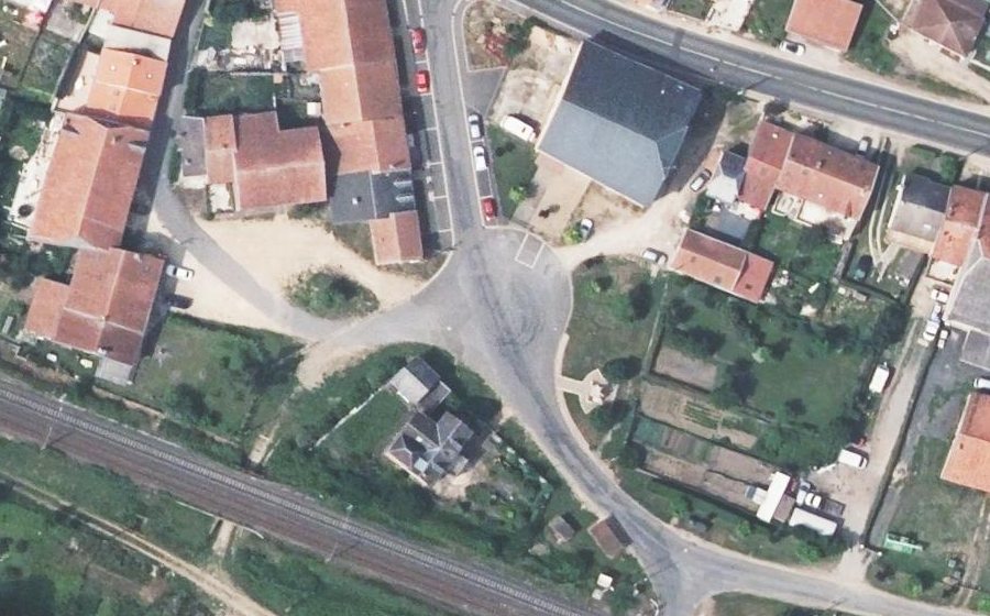 Vue aérienne du Mini-giratoire n°5804350652