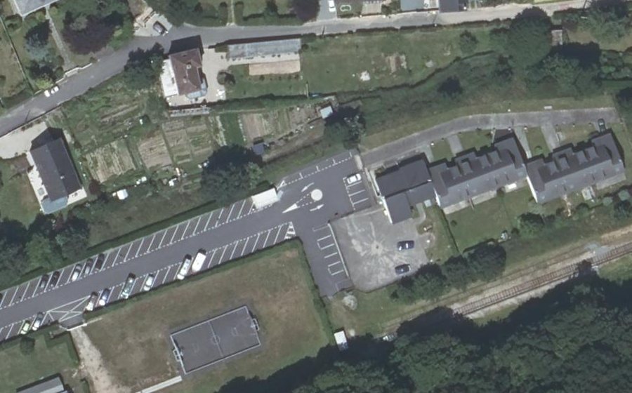 Vue aérienne du Mini-giratoire n°5809510030