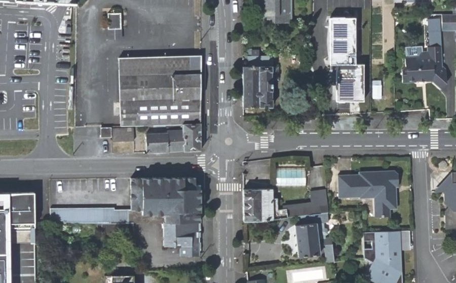 Vue aérienne du Mini-giratoire n°5834074188