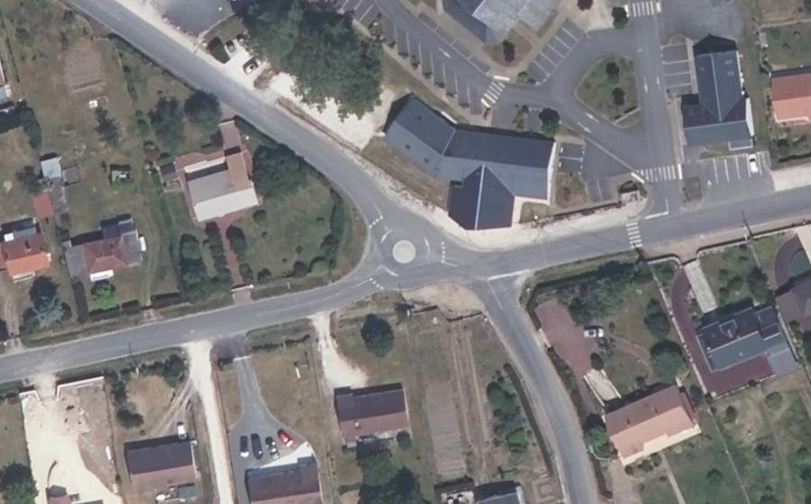 Vue aérienne du Mini-giratoire n°5871336032