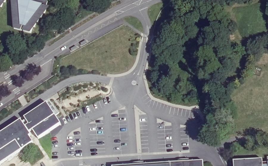 Vue aérienne du Mini-giratoire n°5889734255