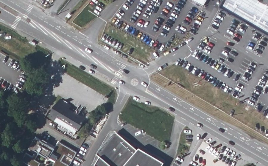 Vue aérienne du Mini-giratoire n°5942750703
