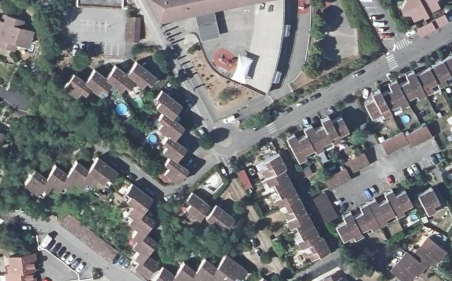 Vue aérienne du Mini-giratoire n°5986925683