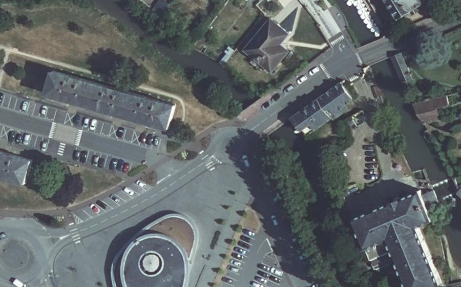Vue aérienne du Mini-giratoire n°6000951185
