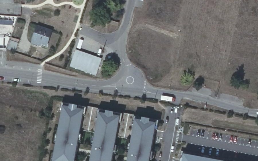 Vue aérienne du Mini-giratoire n°6022773625
