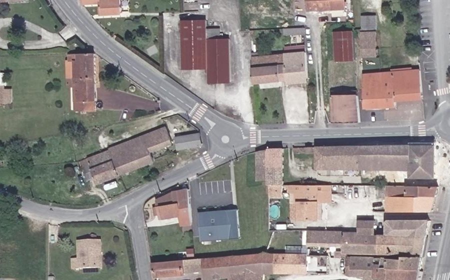 Vue aérienne du Mini-giratoire n°6155043529