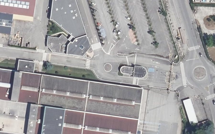 Vue aérienne du Mini-giratoire n°6176293986