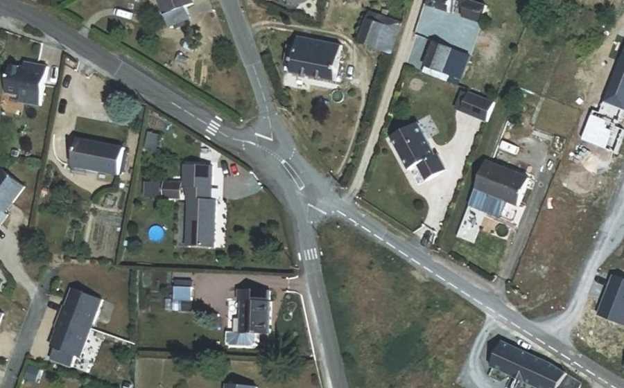 Vue aérienne du Mini-giratoire n°6189626995