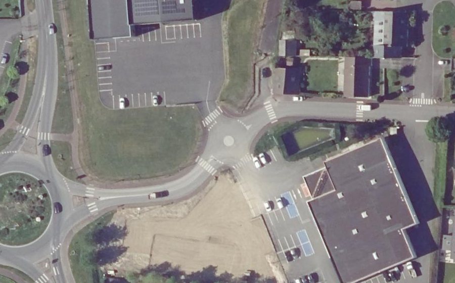 Vue aérienne du Mini-giratoire n°6192048356