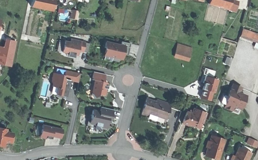 Vue aérienne du Mini-giratoire n°6267526217