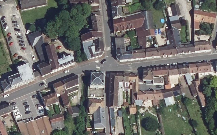 Vue aérienne du Mini-giratoire n°6280605206