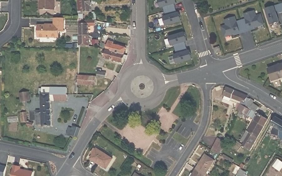Vue aérienne du Rue Victor Hugo