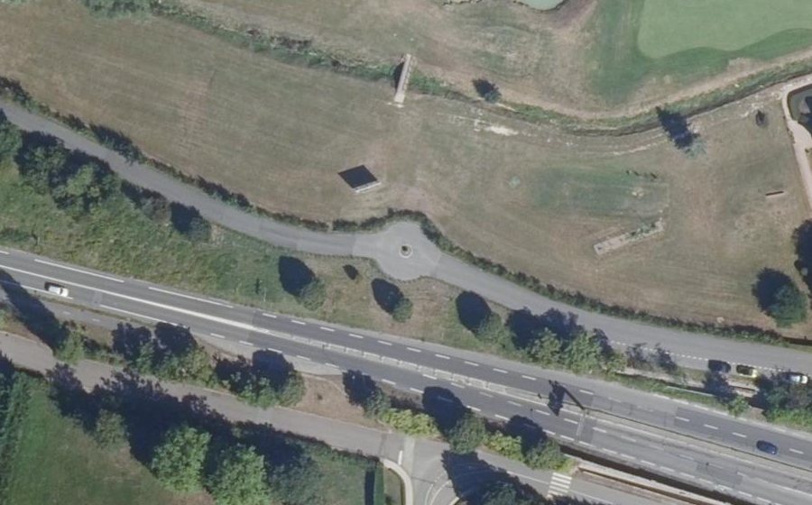 Vue aérienne du Mini-giratoire n°6355560110