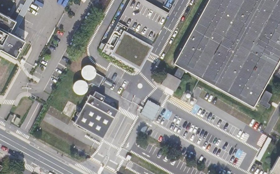 Vue aérienne du Mini-giratoire n°6401827361