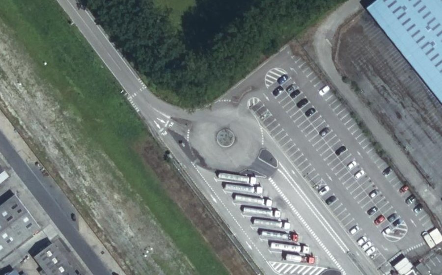 Vue aérienne du Mini-giratoire n°6434191134