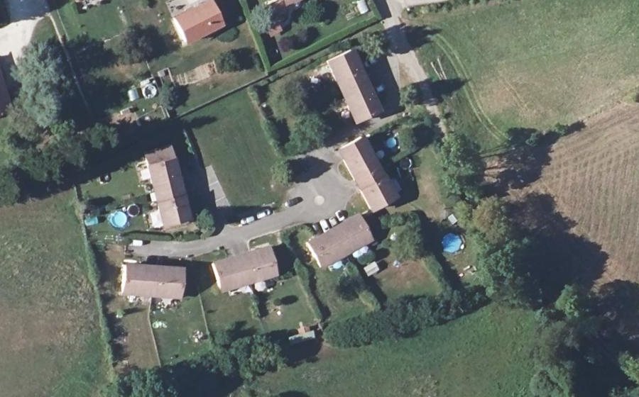Vue aérienne du Mini-giratoire n°6477111414