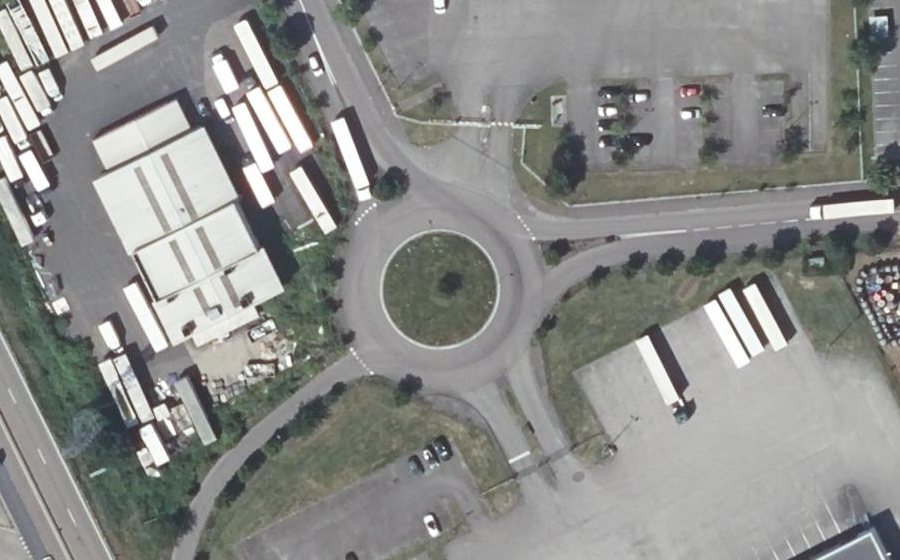 Vue aérienne du Rue du Clos Tellier