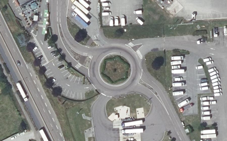 Vue aérienne du Rue du Clos Tellier