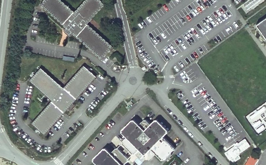 Vue aérienne du Mini-giratoire n°6505586956