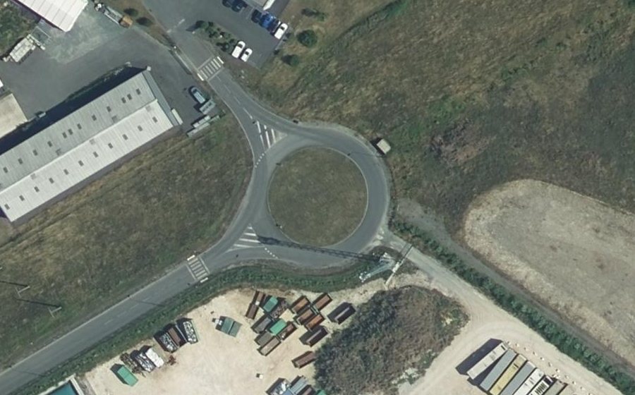 Vue aérienne du Allée de la Clé de Fer