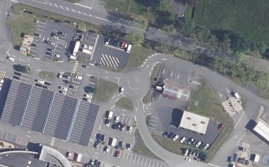 Vue aérienne du Mini-giratoire n°6533296160