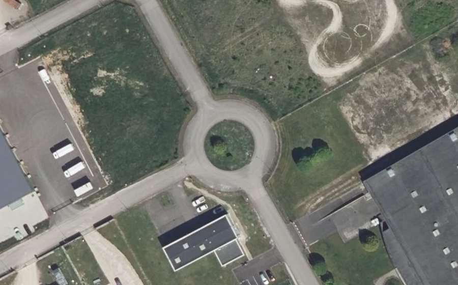 Vue aérienne du Rue des Abeilles