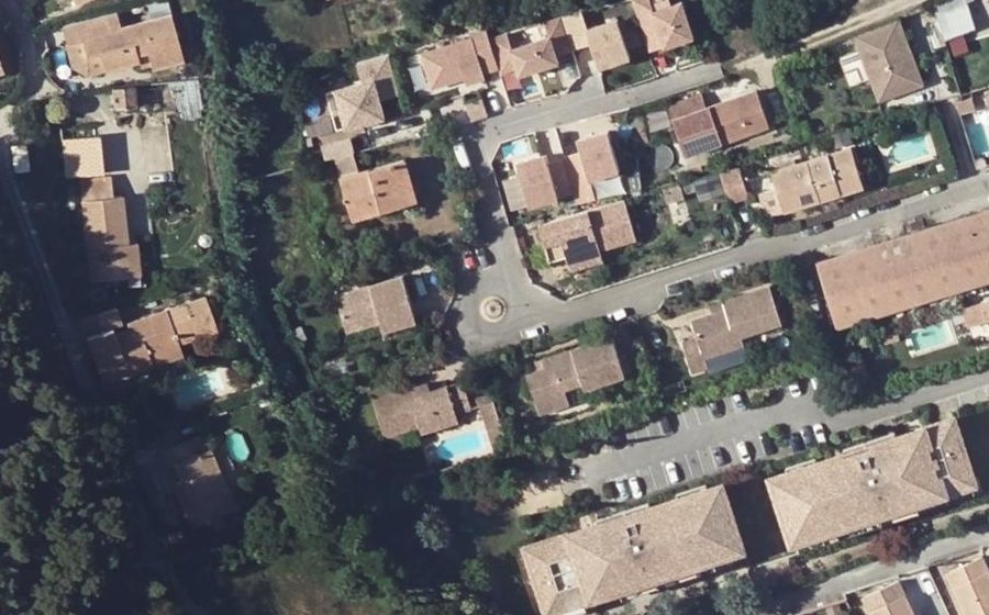 Vue aérienne du Impasse des Aires Claires