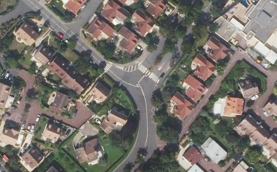 Vue aérienne du Mini-giratoire n°6654796911