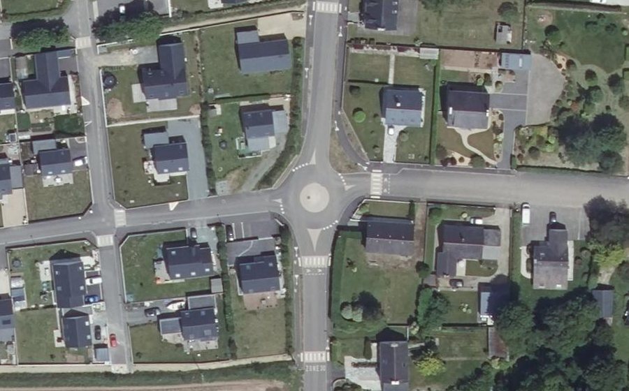 Vue aérienne du Mini-giratoire n°6654955523
