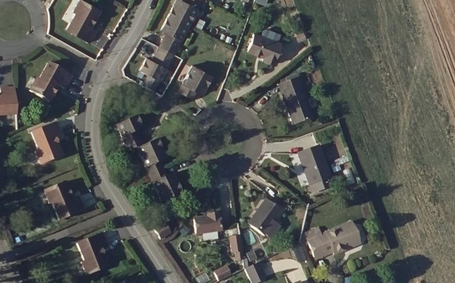 Vue aérienne du Rue des Frères de Montgolfier
