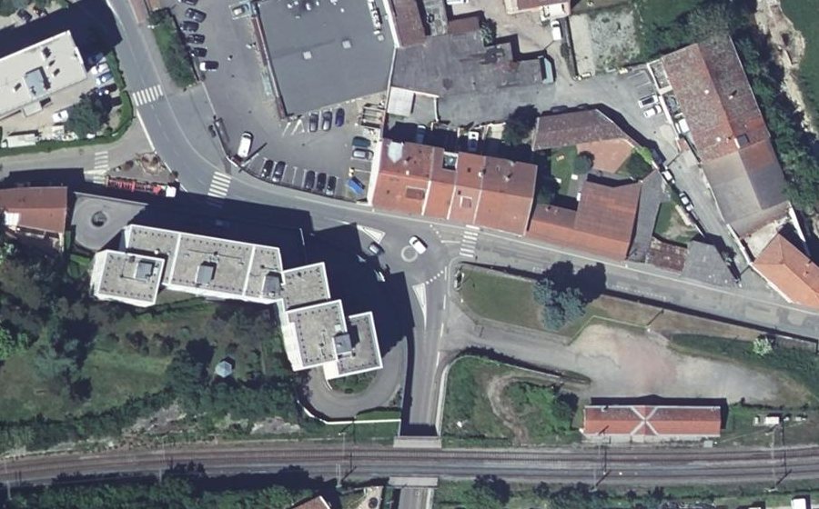 Vue aérienne du Rue Antoine Marrel