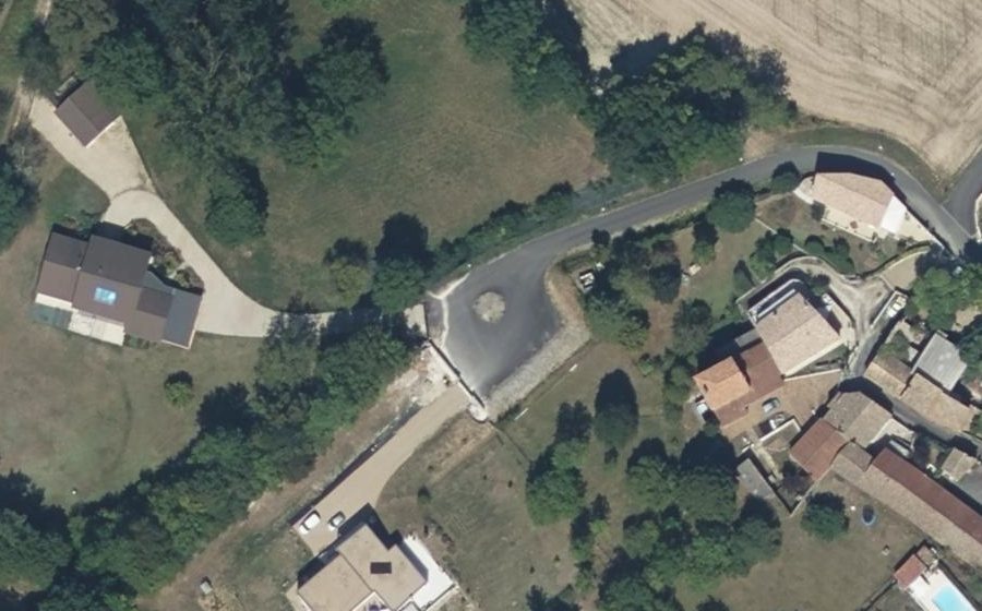 Vue aérienne du Mini-giratoire n°6876030444