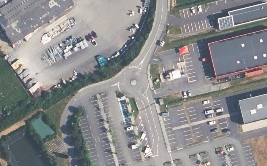 Vue aérienne du Mini-giratoire n°6880802858