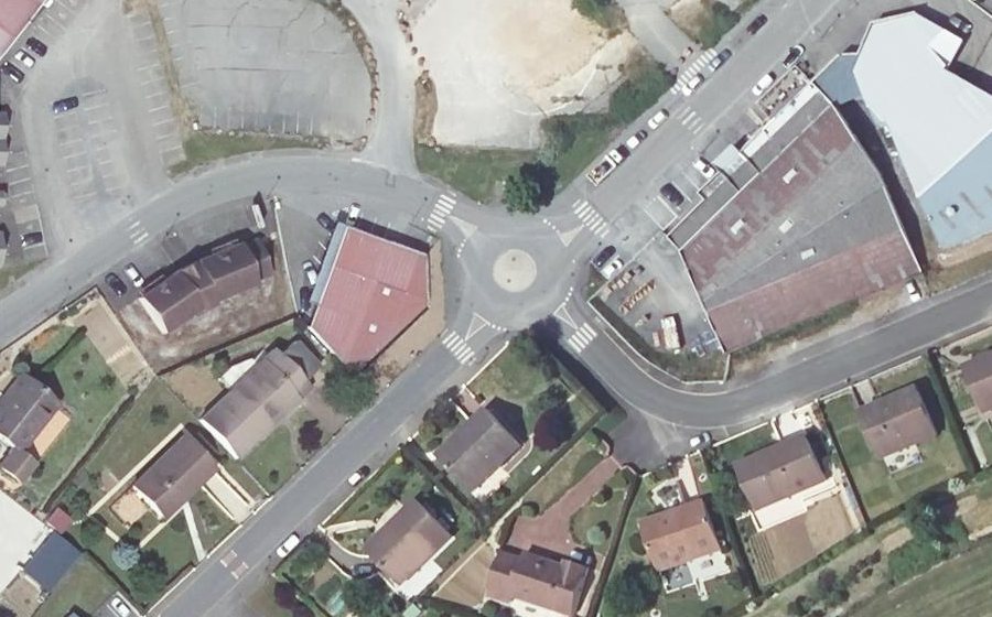 Vue aérienne du Mini-giratoire n°6885870524
