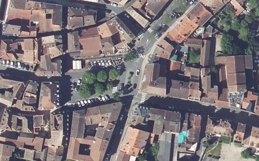 Vue aérienne du Rond-point anonyme n°107002737