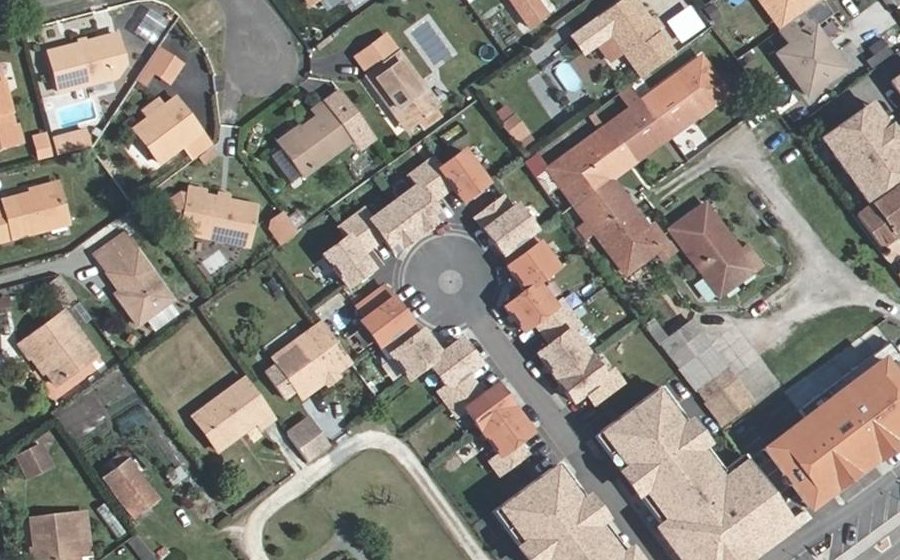 Vue aérienne du Mini-giratoire n°7006644694