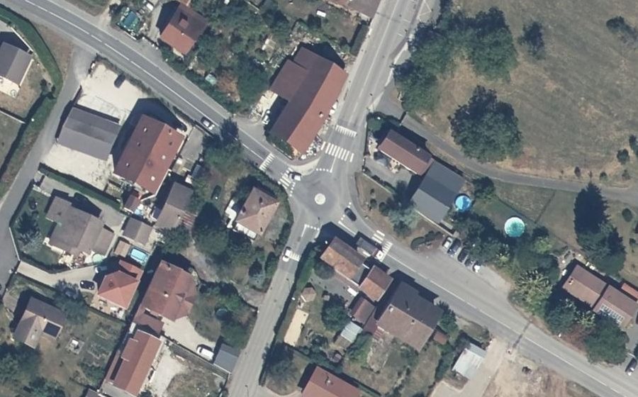 Vue aérienne du Mini-giratoire n°7069632706
